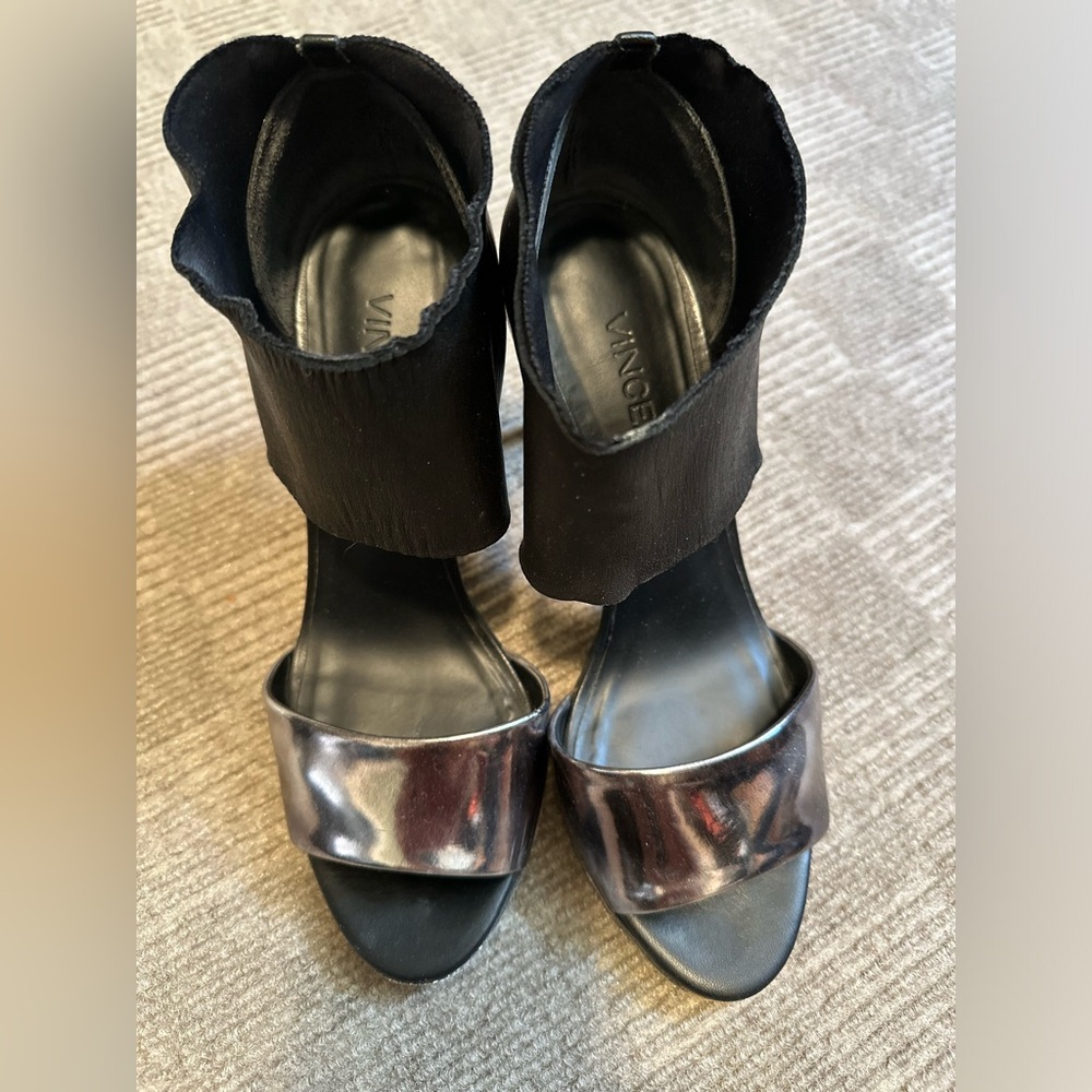 Vince high heels sandals.